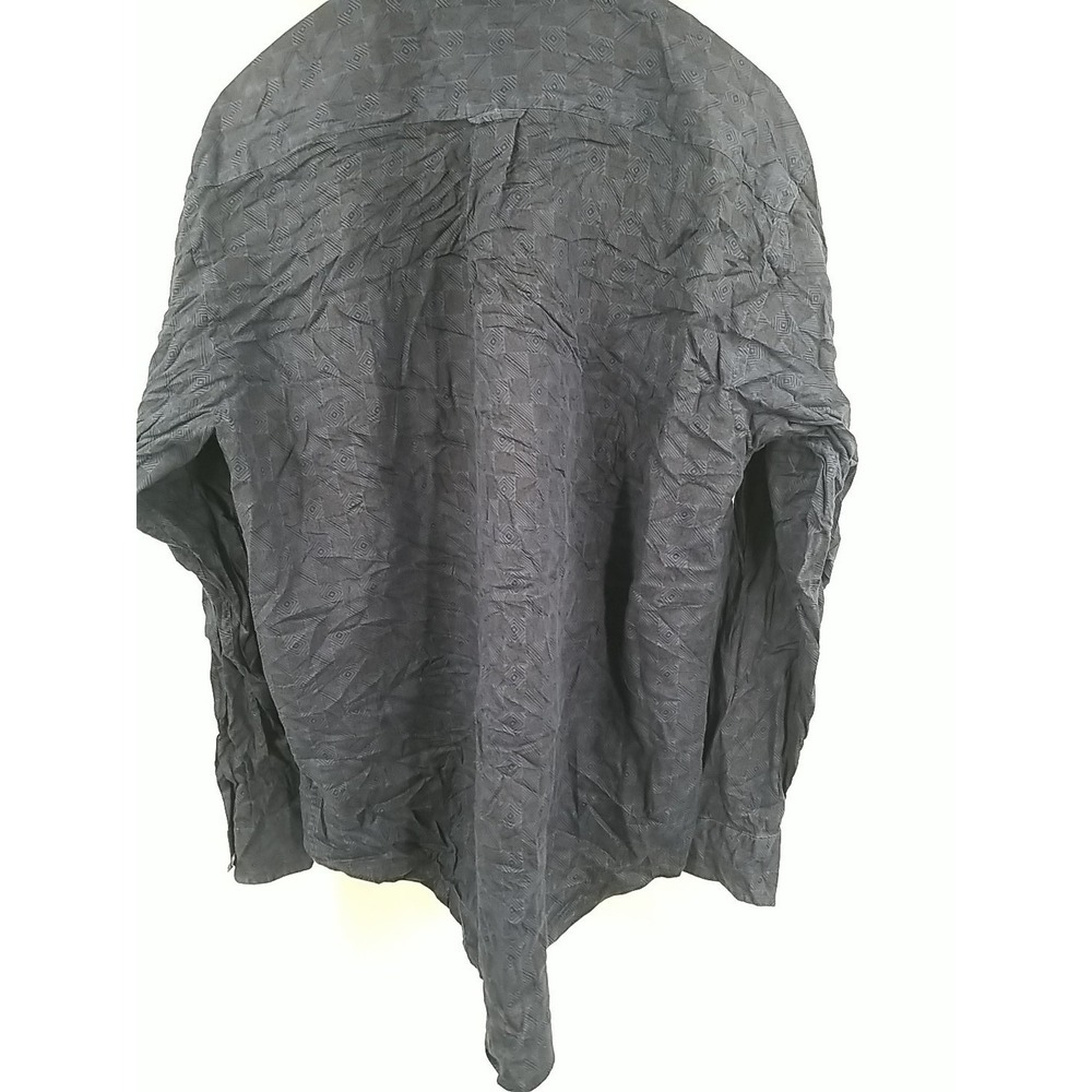 Time Pieces Mens Long Sleeve Button Up Medium Tall Shirt - Picture 5 of 5
